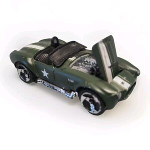 Hot Wheels Team Engine Revealers Green Shelby Cobra 427 1/64 Diecast Military